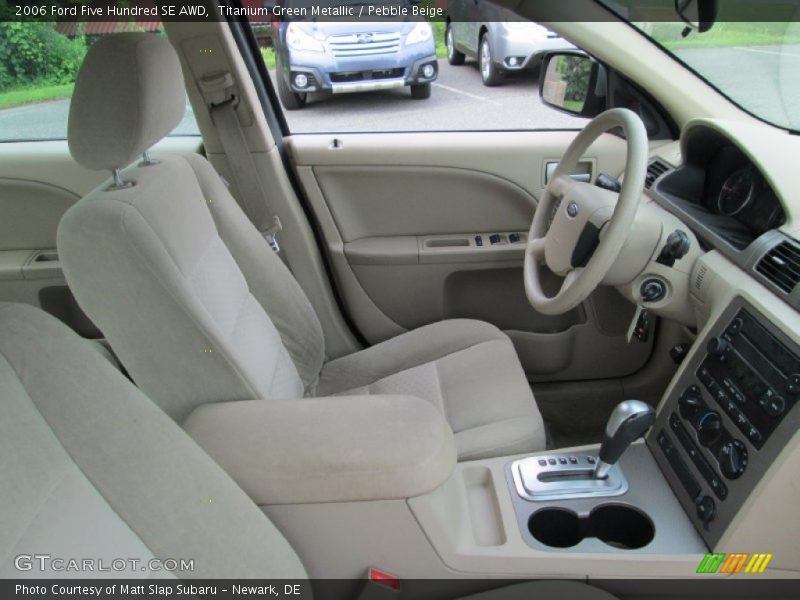 Titanium Green Metallic / Pebble Beige 2006 Ford Five Hundred SE AWD