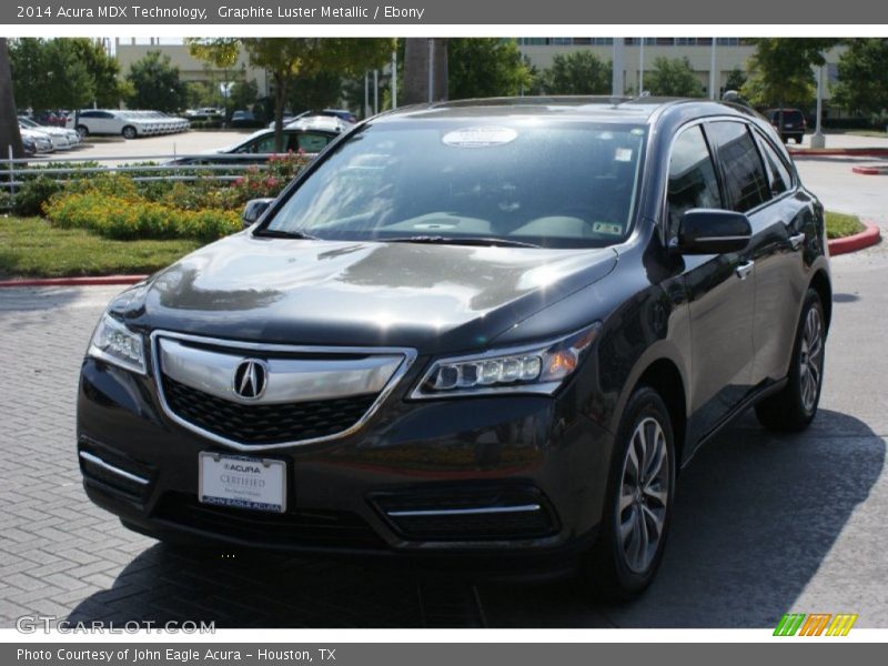 Graphite Luster Metallic / Ebony 2014 Acura MDX Technology