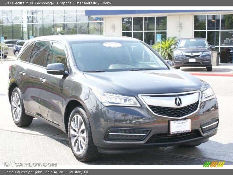 Graphite Luster Metallic / Ebony 2014 Acura MDX Technology