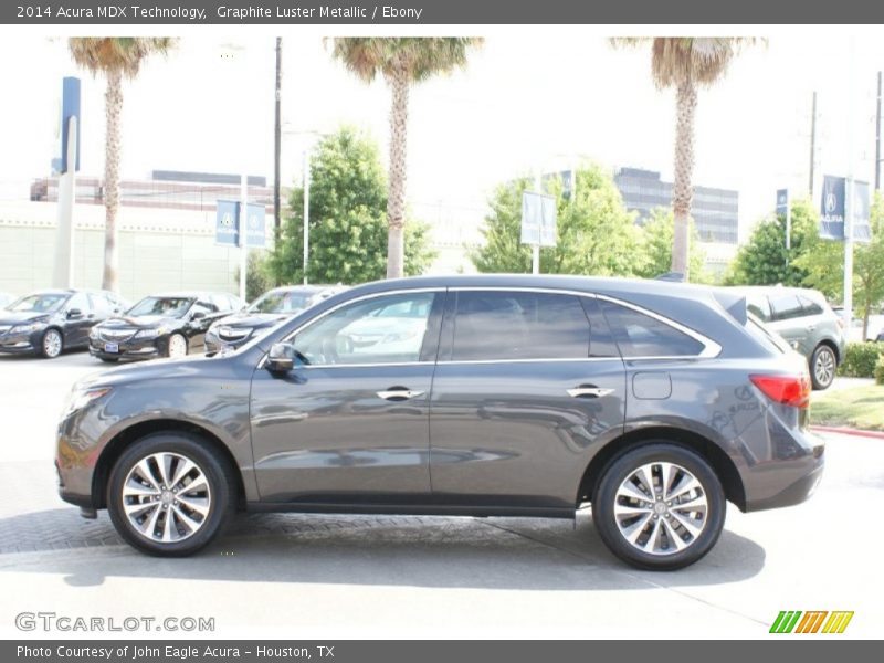 Graphite Luster Metallic / Ebony 2014 Acura MDX Technology