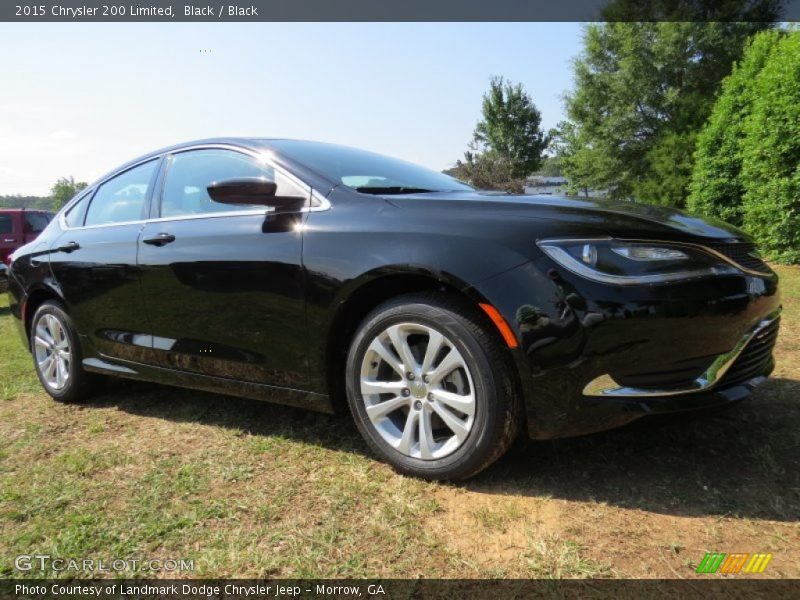Black / Black 2015 Chrysler 200 Limited