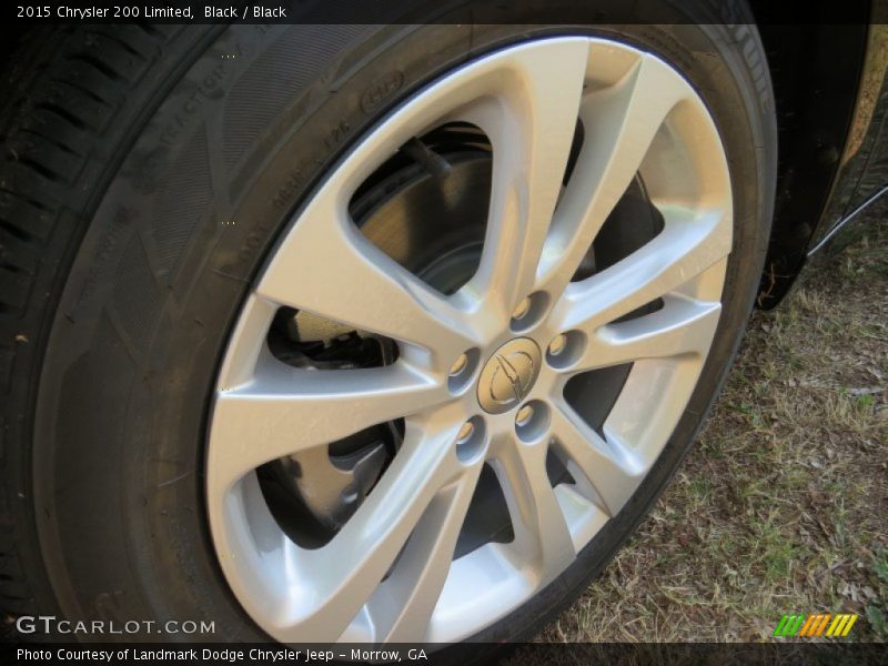 Black / Black 2015 Chrysler 200 Limited