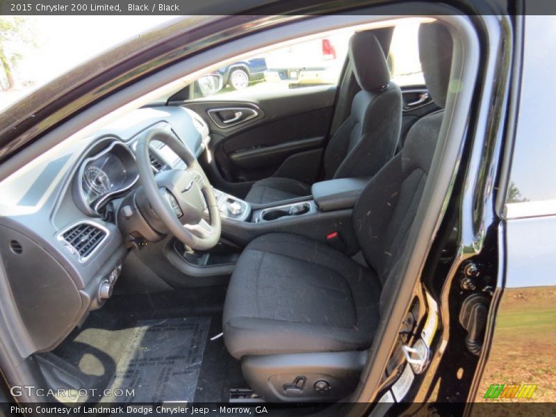 Black / Black 2015 Chrysler 200 Limited