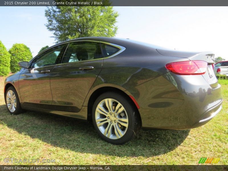 Granite Crystal Metallic / Black 2015 Chrysler 200 Limited