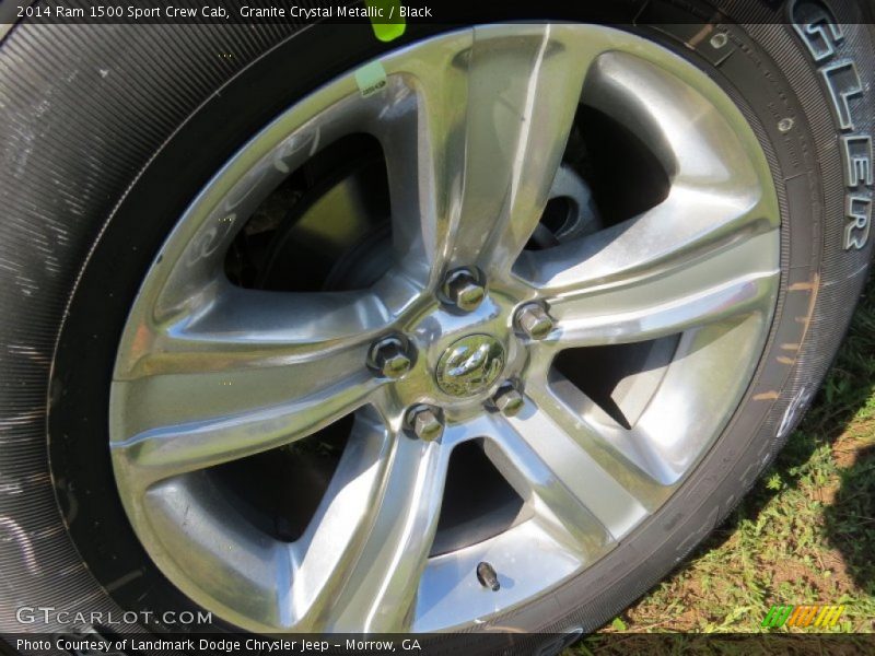 Granite Crystal Metallic / Black 2014 Ram 1500 Sport Crew Cab