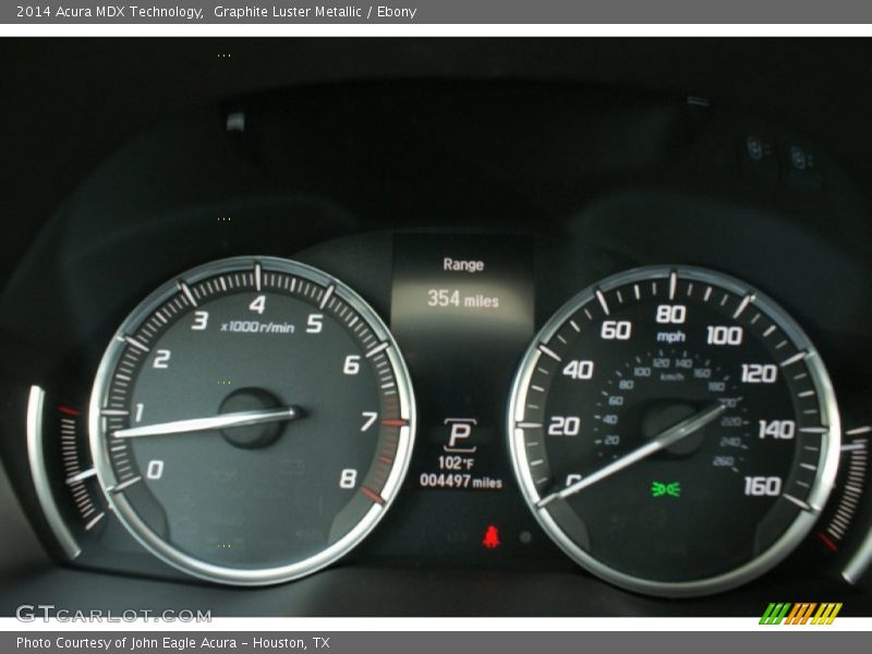 Graphite Luster Metallic / Ebony 2014 Acura MDX Technology