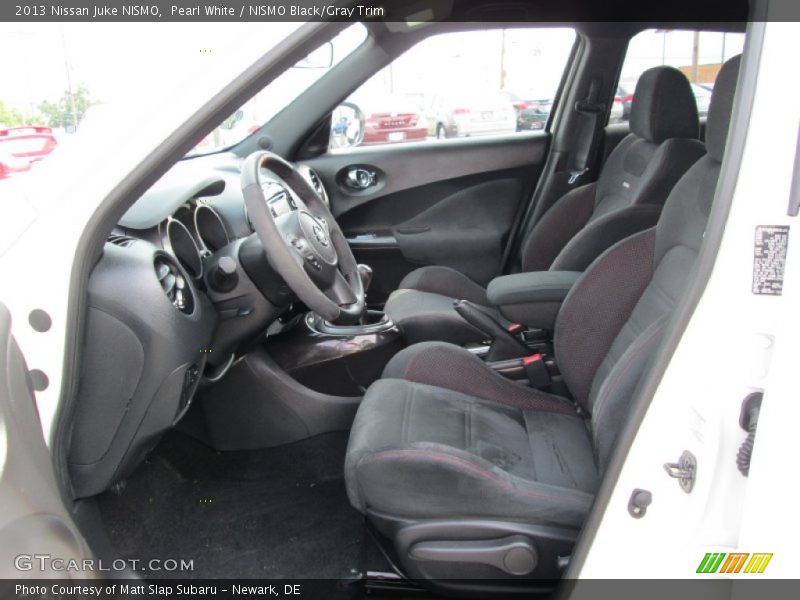 Front Seat of 2013 Juke NISMO