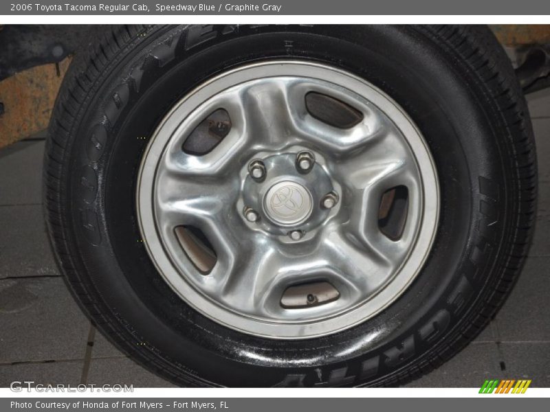 Speedway Blue / Graphite Gray 2006 Toyota Tacoma Regular Cab