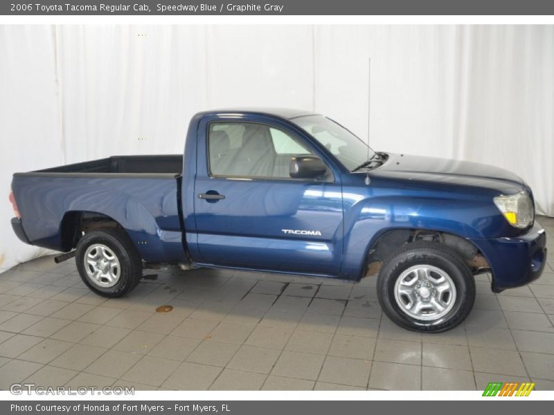 Speedway Blue / Graphite Gray 2006 Toyota Tacoma Regular Cab