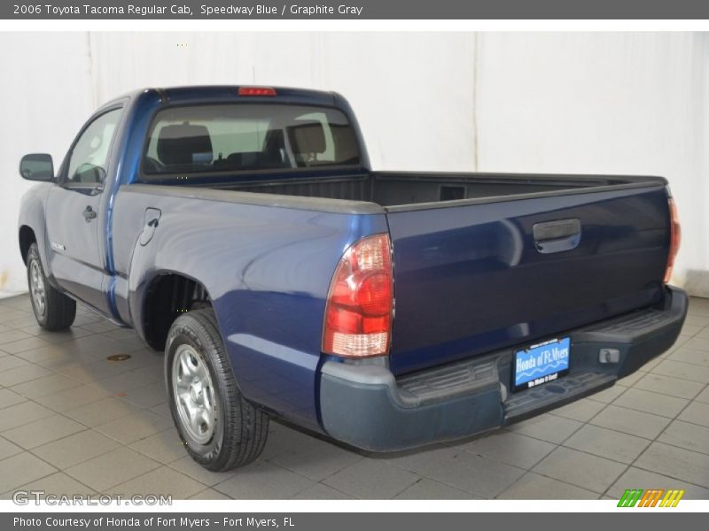 Speedway Blue / Graphite Gray 2006 Toyota Tacoma Regular Cab