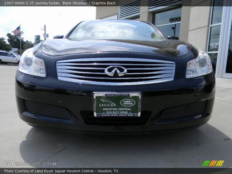 Black Obsidian / Graphite Black 2007 Infiniti G 35 Journey Sedan