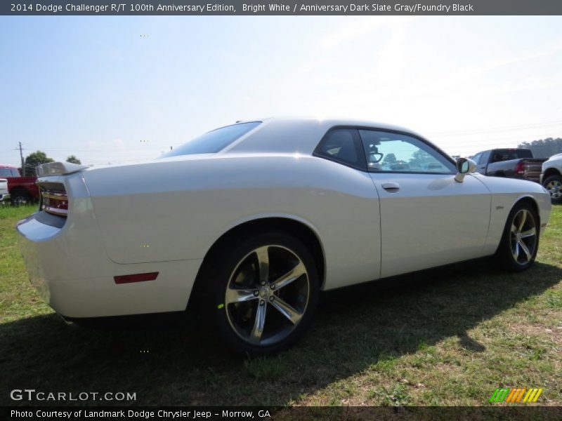 Bright White / Anniversary Dark Slate Gray/Foundry Black 2014 Dodge Challenger R/T 100th Anniversary Edition