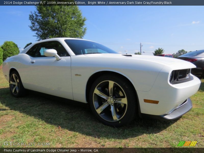 Bright White / Anniversary Dark Slate Gray/Foundry Black 2014 Dodge Challenger R/T 100th Anniversary Edition
