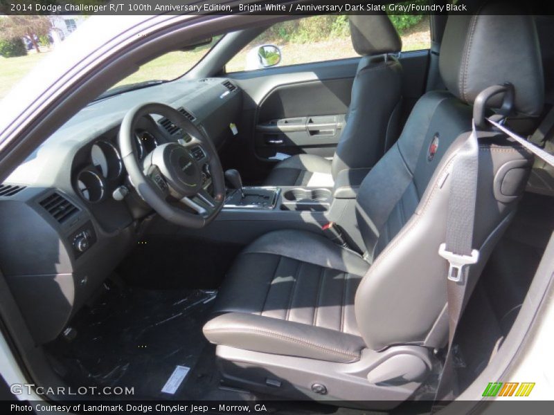 Bright White / Anniversary Dark Slate Gray/Foundry Black 2014 Dodge Challenger R/T 100th Anniversary Edition