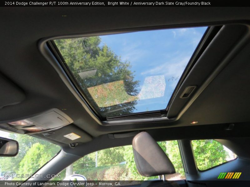 Bright White / Anniversary Dark Slate Gray/Foundry Black 2014 Dodge Challenger R/T 100th Anniversary Edition