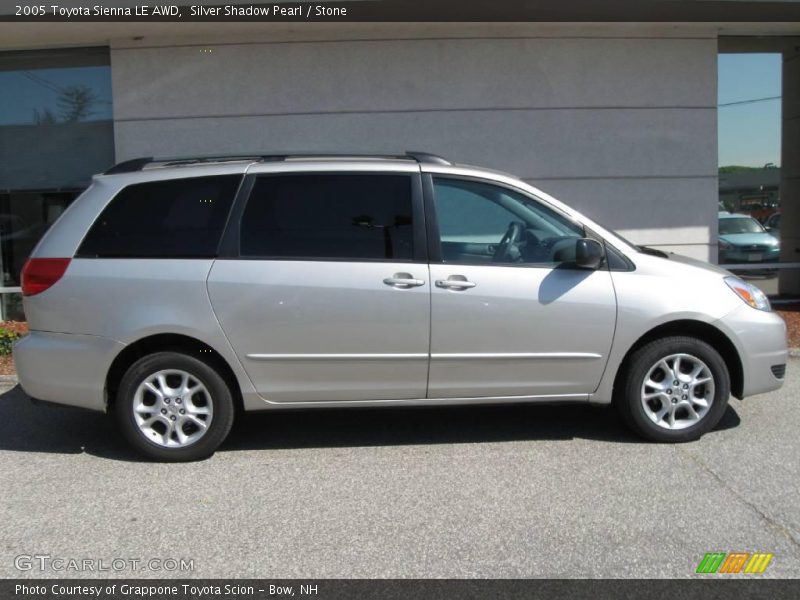 Silver Shadow Pearl / Stone 2005 Toyota Sienna LE AWD