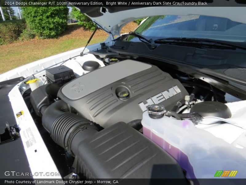 Bright White / Anniversary Dark Slate Gray/Foundry Black 2014 Dodge Challenger R/T 100th Anniversary Edition
