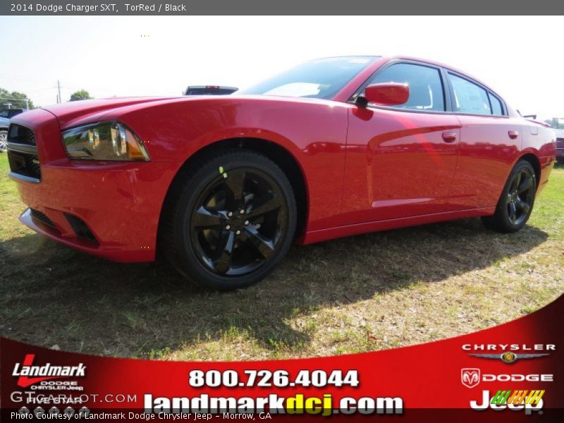 TorRed / Black 2014 Dodge Charger SXT
