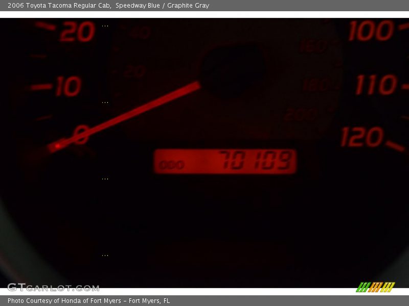 Speedway Blue / Graphite Gray 2006 Toyota Tacoma Regular Cab