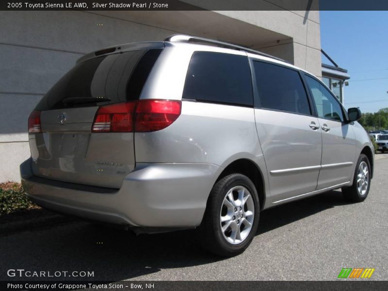 Silver Shadow Pearl / Stone 2005 Toyota Sienna LE AWD