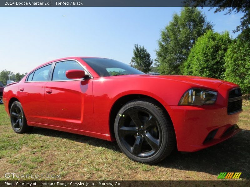 TorRed / Black 2014 Dodge Charger SXT