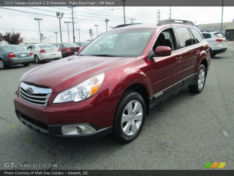 Front 3/4 View of 2012 Outback 2.5i Premium