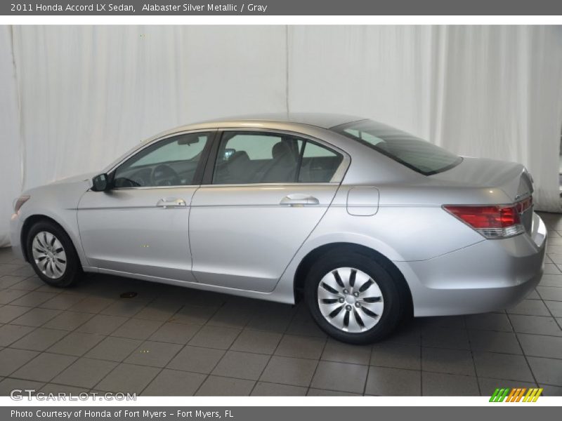 Alabaster Silver Metallic / Gray 2011 Honda Accord LX Sedan