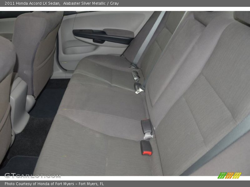 Alabaster Silver Metallic / Gray 2011 Honda Accord LX Sedan