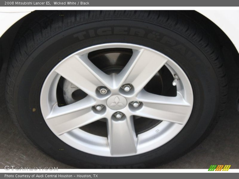 Wicked White / Black 2008 Mitsubishi Lancer ES