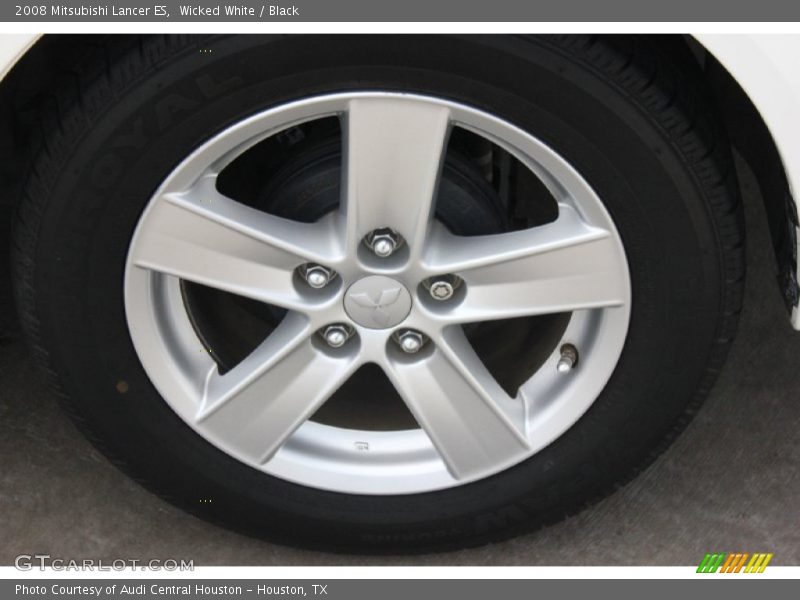Wicked White / Black 2008 Mitsubishi Lancer ES
