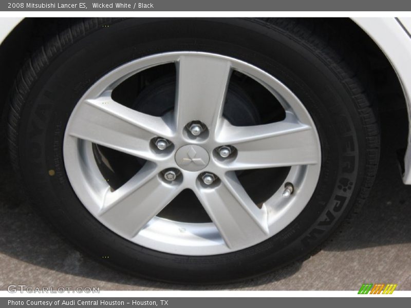 Wicked White / Black 2008 Mitsubishi Lancer ES