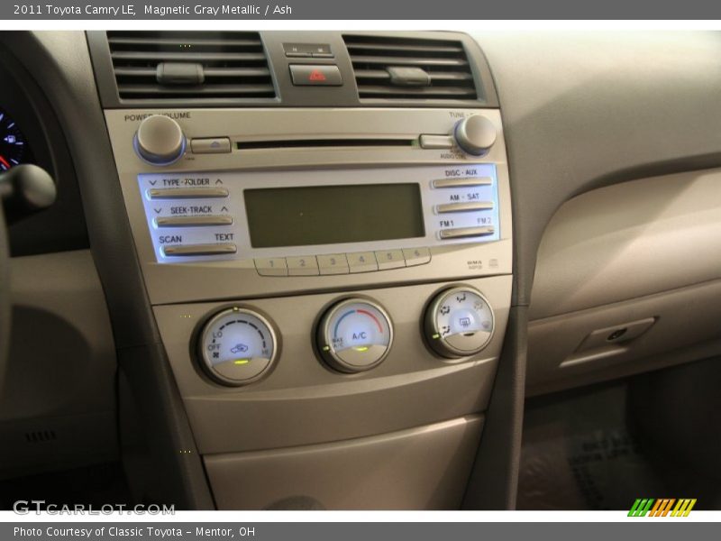 Magnetic Gray Metallic / Ash 2011 Toyota Camry LE