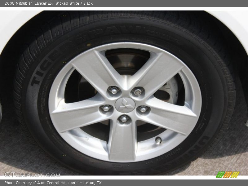 Wicked White / Black 2008 Mitsubishi Lancer ES