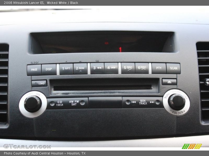 Wicked White / Black 2008 Mitsubishi Lancer ES