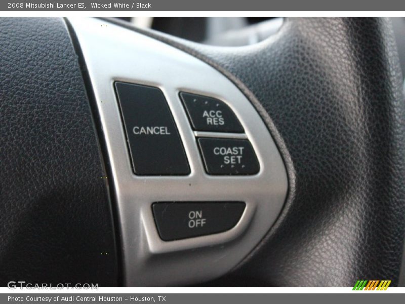 Wicked White / Black 2008 Mitsubishi Lancer ES