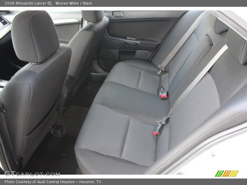 Wicked White / Black 2008 Mitsubishi Lancer ES