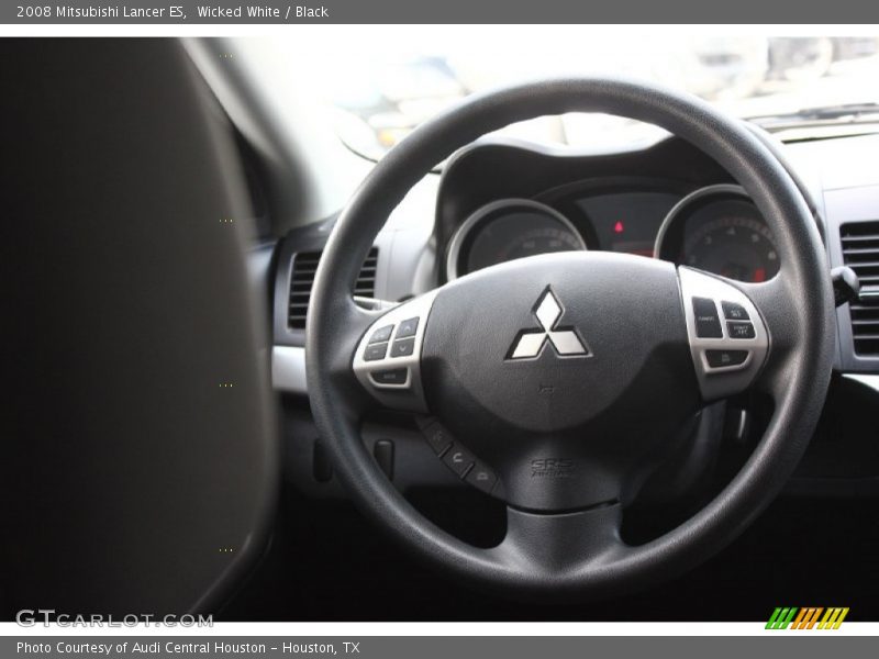 Wicked White / Black 2008 Mitsubishi Lancer ES