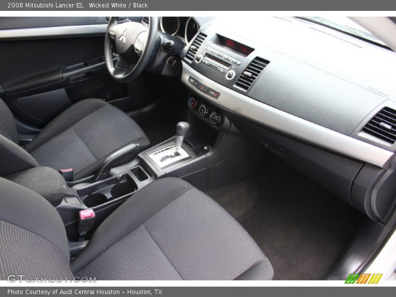 Wicked White / Black 2008 Mitsubishi Lancer ES