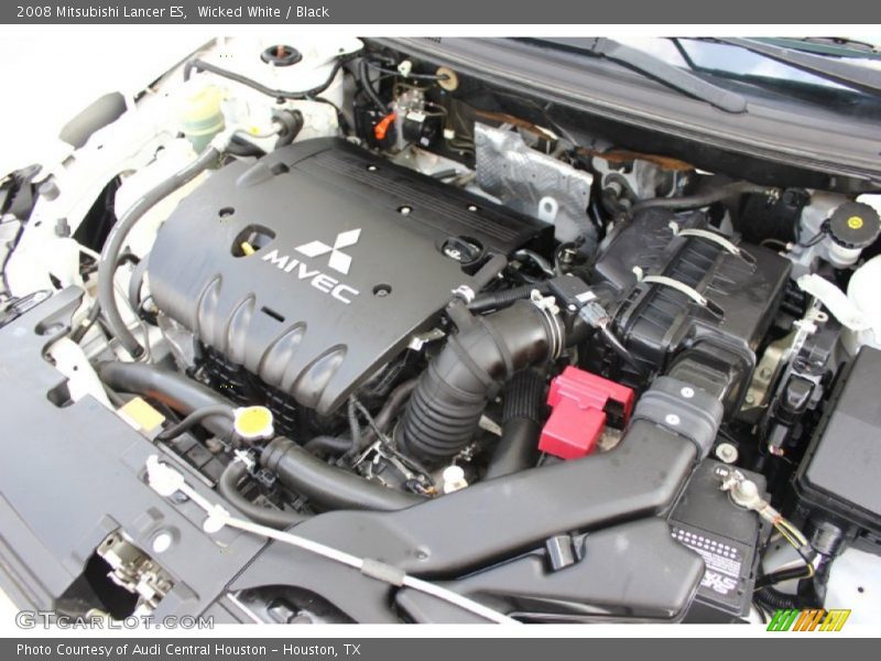 Wicked White / Black 2008 Mitsubishi Lancer ES