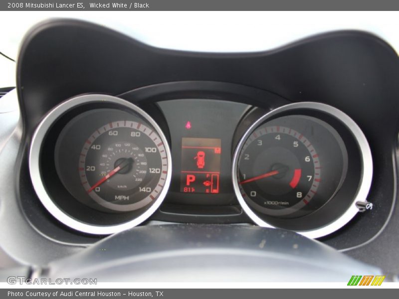 Wicked White / Black 2008 Mitsubishi Lancer ES