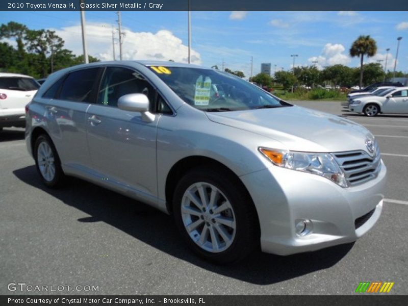 Classic Silver Metallic / Gray 2010 Toyota Venza I4