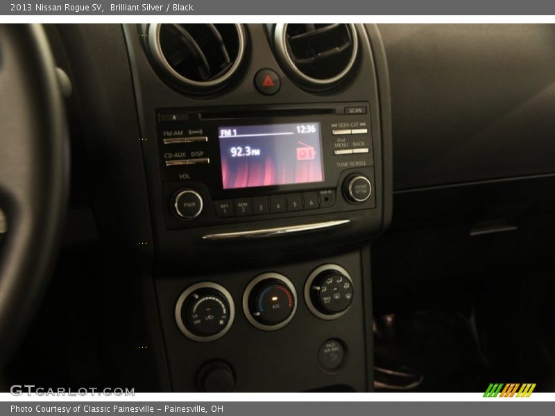 Brilliant Silver / Black 2013 Nissan Rogue SV