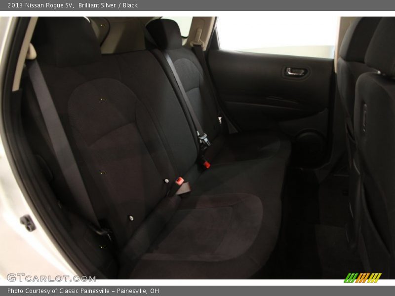 Brilliant Silver / Black 2013 Nissan Rogue SV