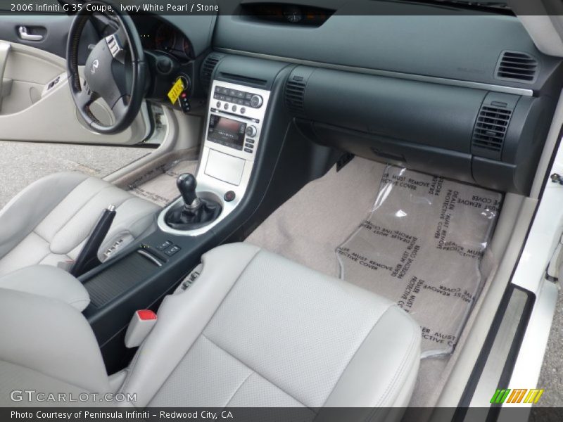 Ivory White Pearl / Stone 2006 Infiniti G 35 Coupe