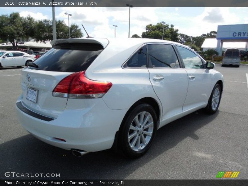 Blizzard White Pearl / Ivory 2010 Toyota Venza I4