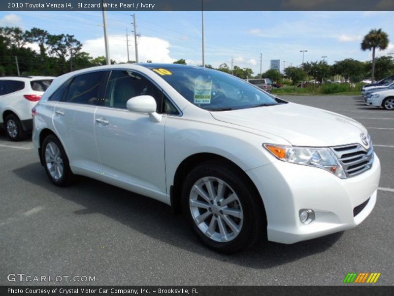 Blizzard White Pearl / Ivory 2010 Toyota Venza I4