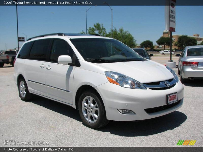 Arctic Frost Pearl / Stone Gray 2006 Toyota Sienna Limited