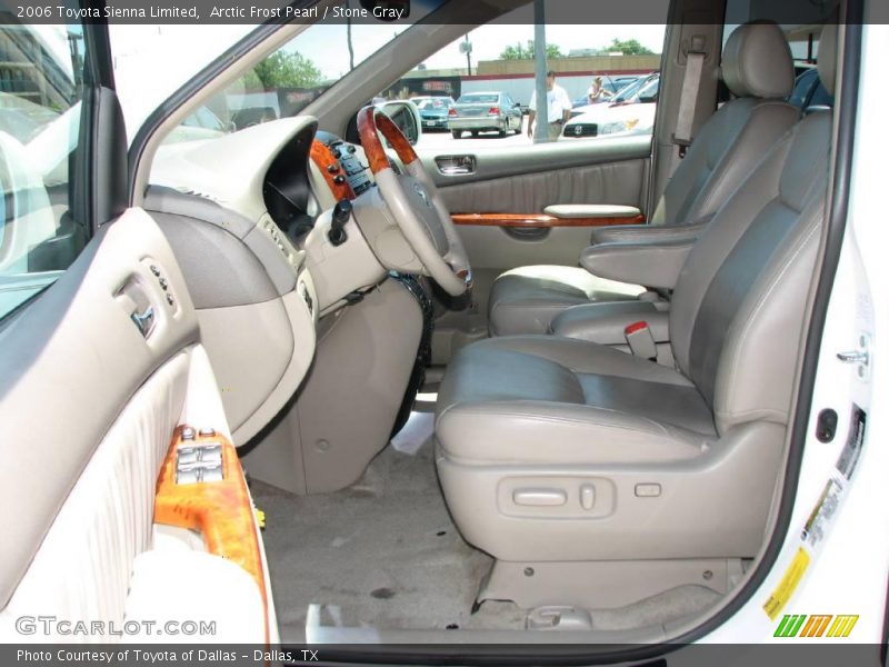 Arctic Frost Pearl / Stone Gray 2006 Toyota Sienna Limited
