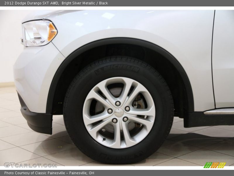 Bright Silver Metallic / Black 2012 Dodge Durango SXT AWD