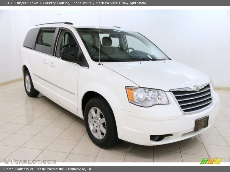 Stone White / Medium Slate Gray/Light Shale 2010 Chrysler Town & Country Touring